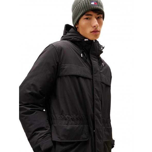 Tommy Hilfiger Jeans Ανδρικό Αδιάβροχο Parka DM0DM22251 BDS Μαύρο