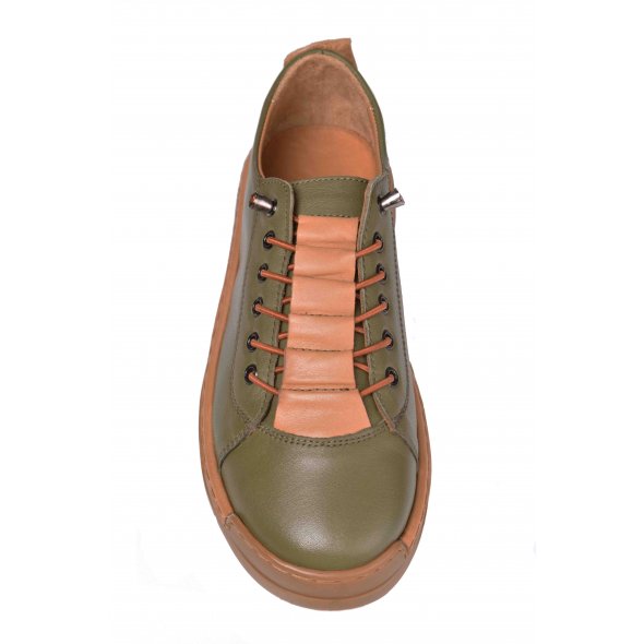 Apostolidis Shoes Δερμάτινο Παπούτσι F300 Πράσινο