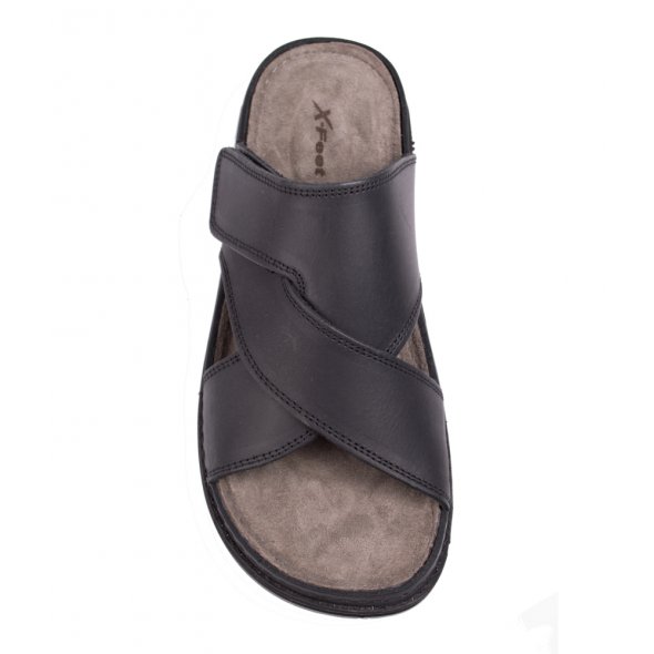 Apostolidis Shoes Ανδρική Παντόφλα A84 Μαύρο