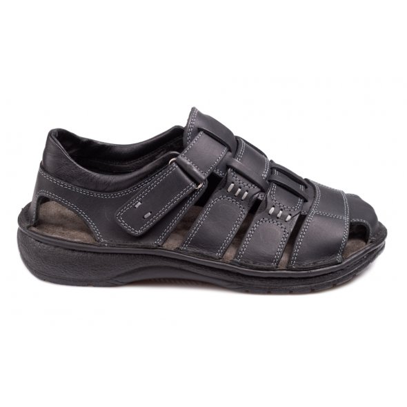 Apostolidis Shoes Ανδρικό Πέδιλο A88 Μαύρο