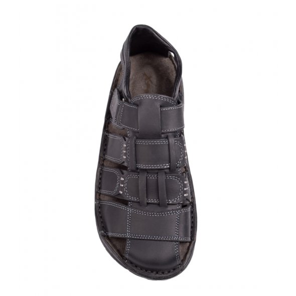 Apostolidis Shoes Ανδρικό Πέδιλο A88 Μαύρο