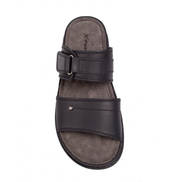 Apostolidis Shoes Ανδρική Παντόφλα A85 Μαύρο