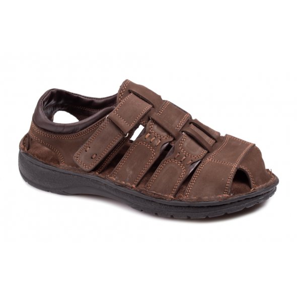 Apostolidis Shoes Ανδρικό Πέδιλο A88 Καφέ
