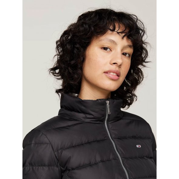 Tommy Hilfiger Essential Hooded Down Coat DW0DW18864 BDS Μαύρο