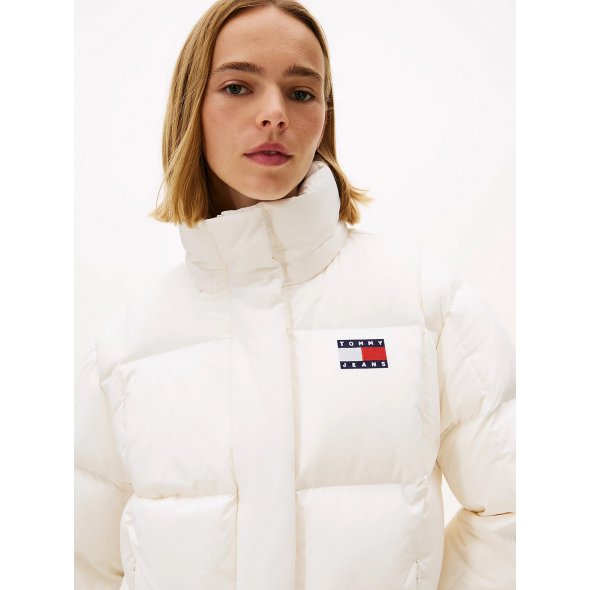 Tommy Hilfiger Alaska Grid Down Jacket DW0DW21623 YBH Λευκό