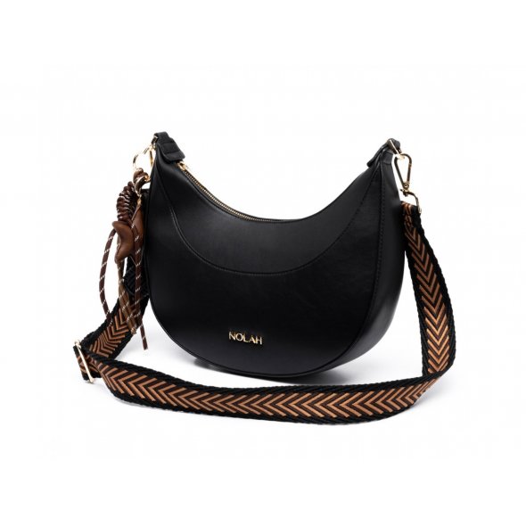 Nolah Γυναικεία Τσάντα Fabela Black Light Gold