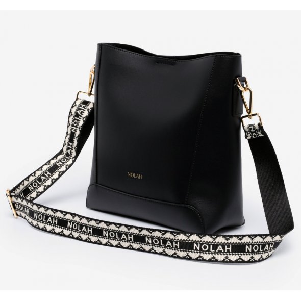 Nolah Γυναικεία Τσάντα Helios Black Light Gold
