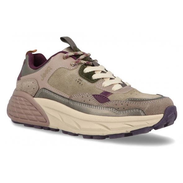 Jeep Ανδρικό Γυναικείο Sneaker Groove JL52520A 029 Taupe