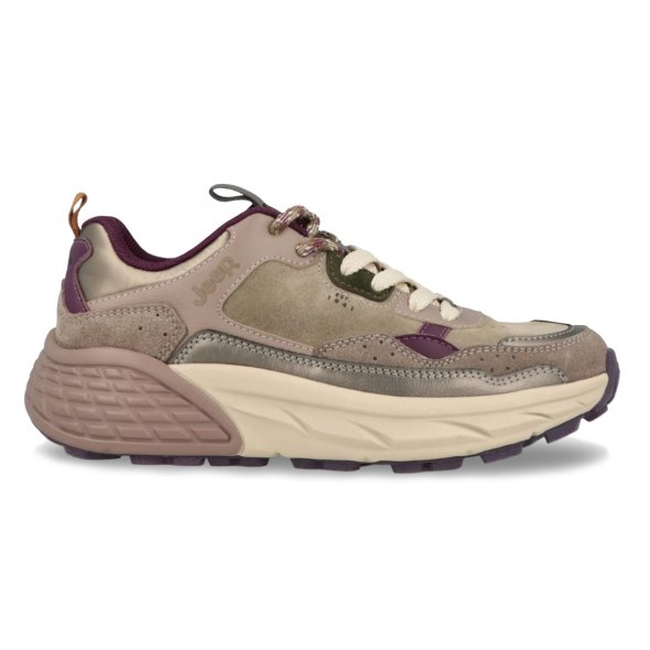 Jeep Ανδρικό Γυναικείο Sneaker Groove JL52520A 029 Taupe