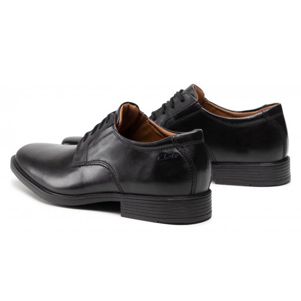 Clarks Tilden Plain 26110350 Black Leather