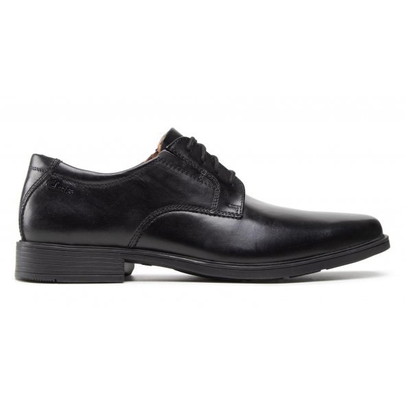 Clarks Tilden Plain 26110350 Black Leather