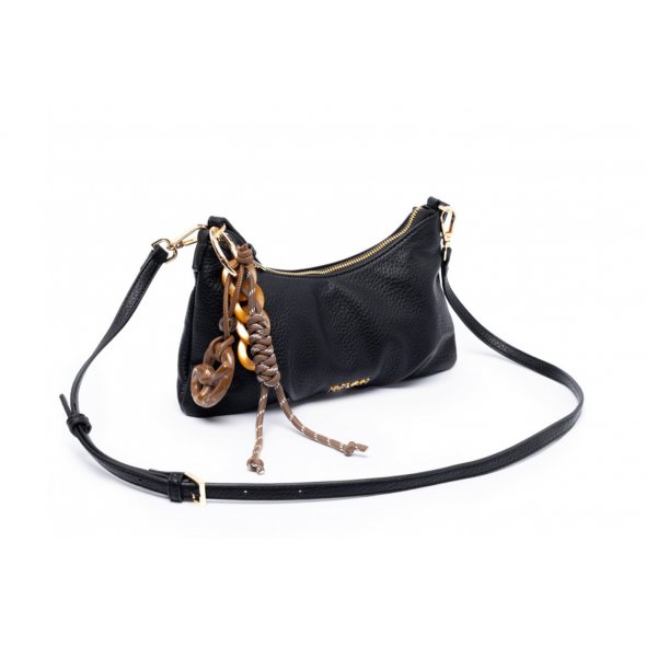 Nolah Γυναικεία Τσάντα Lina Black Light Gold