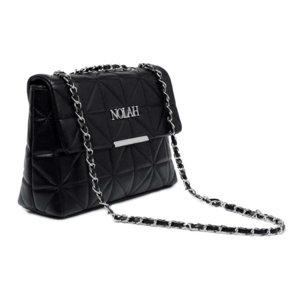 Nolah Γυναικεία Τσάντα Mafalda Black Silver
