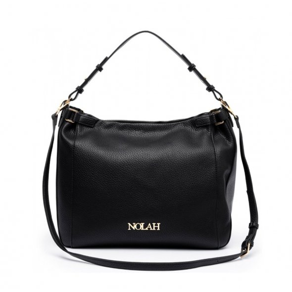 Nolah Γυναικεία Τσάντα Mary Black Light Gold