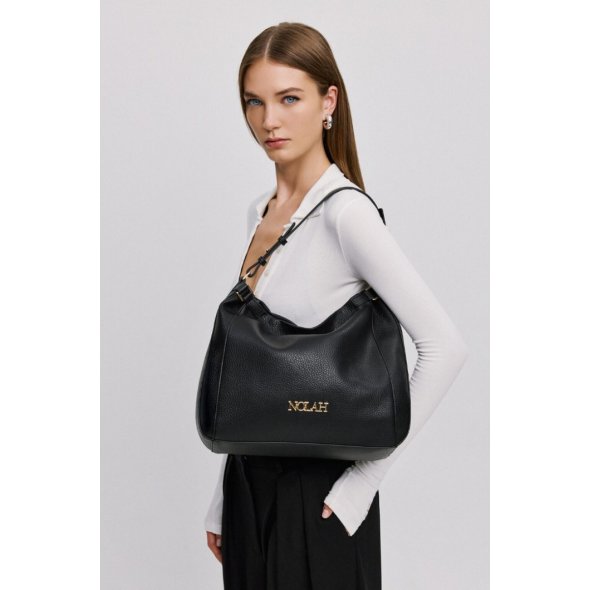 Nolah Γυναικεία Τσάντα Mary Black Light Gold
