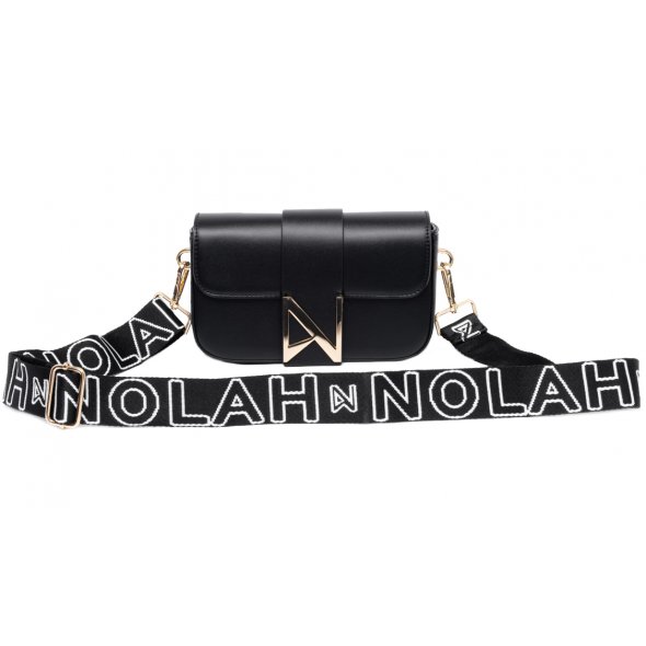 Nolah Γυναικεία Τσάντα Niki Black Light Gold