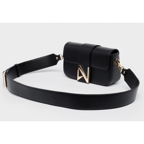 Nolah Γυναικεία Τσάντα Niki Black Light Gold