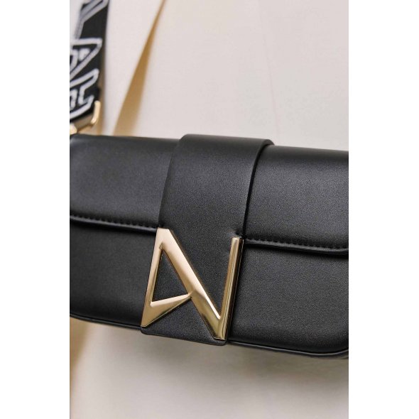 Nolah Γυναικεία Τσάντα Niki Black Light Gold
