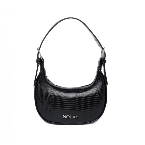 Nolah Γυναικεία Τσάντα Tiny Black Silver