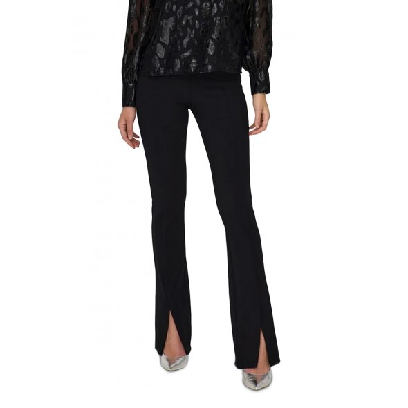 Vero Moda Γυναικείο Παντελόνι Rib Slit Legging 15306520 Black