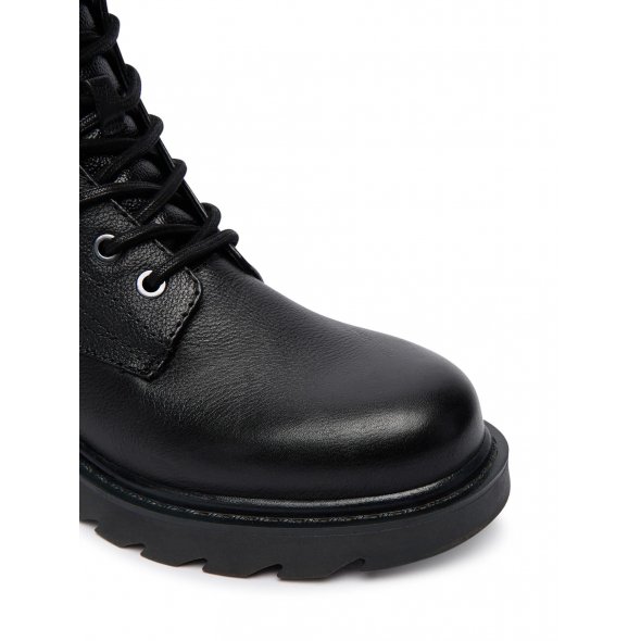 Tamaris Δερμάτινο Μποτάκι 1-25219-45 001 Μαύρο