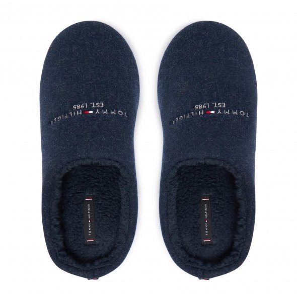 Tommy Hilfiger Ανδρική Παντόφλα Σπιτιού FM0FM05614 DW5 Μπλε