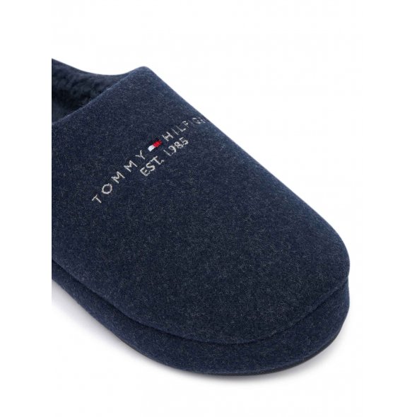 Tommy Hilfiger Ανδρική Παντόφλα Σπιτιού FM0FM05614 DW5 Μπλε