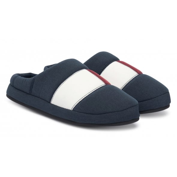 Tommy Hilfiger Ανδρική Παντόφλα Σπιτιού FM0FM05613 DW5 Μπλε
