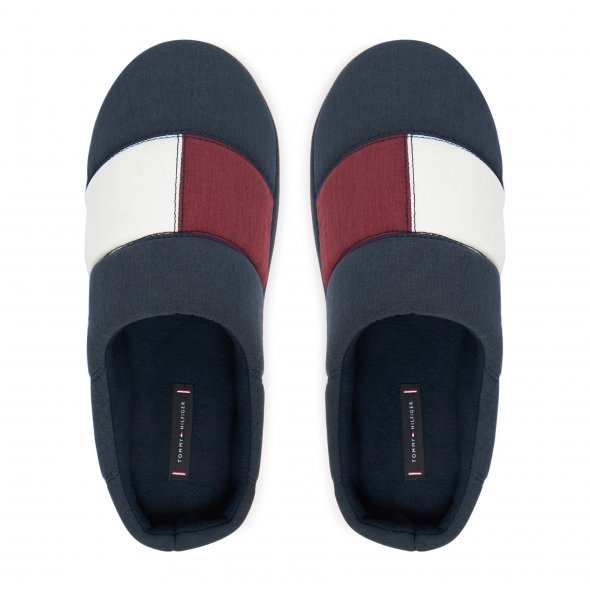 Tommy Hilfiger Ανδρική Παντόφλα Σπιτιού FM0FM05613 DW5 Μπλε