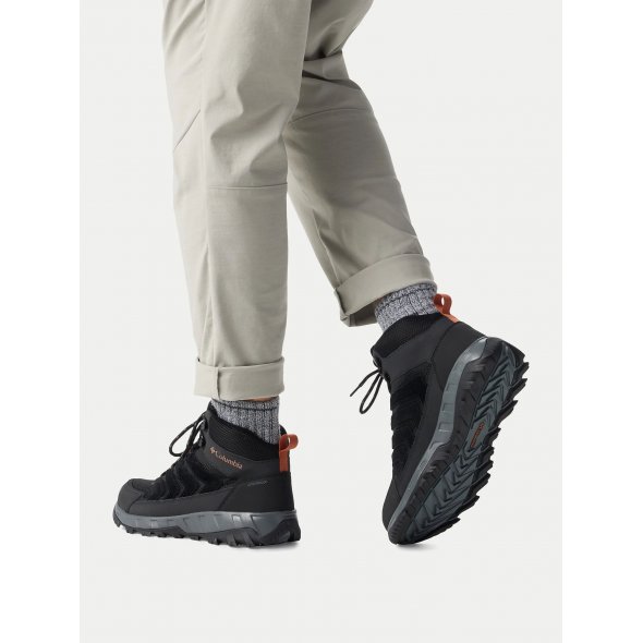 Columbia Μποτάκι Πεζοπορίας Strata Trail™ Mid WP Boot 2076861 010 Μαύρο