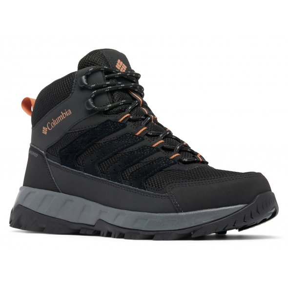 Columbia Μποτάκι Πεζοπορίας Strata Trail™ Mid WP Boot 2076861 010 Μαύρο