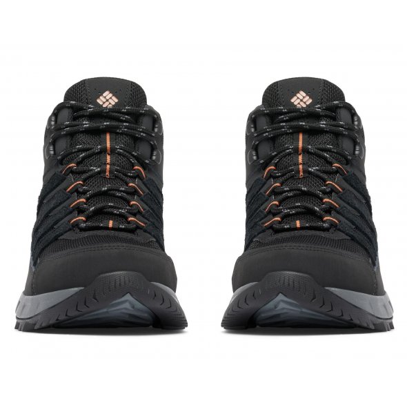 Columbia Μποτάκι Πεζοπορίας Strata Trail™ Mid WP Boot 2076861 010 Μαύρο