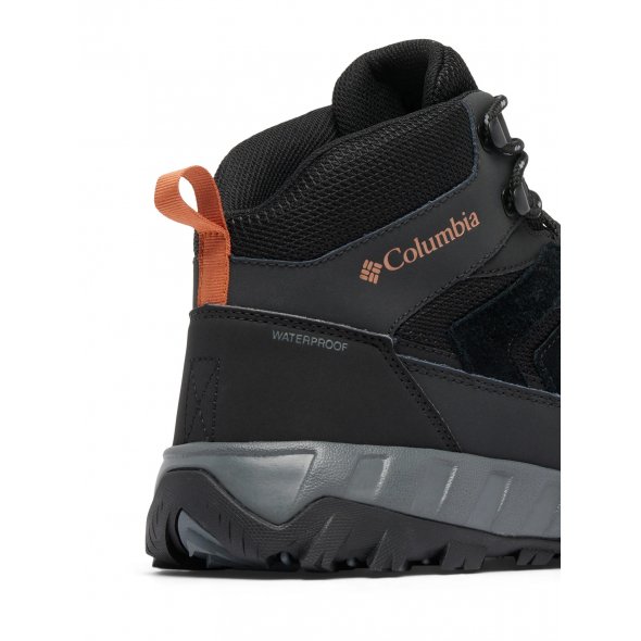 Columbia Μποτάκι Πεζοπορίας Strata Trail™ Mid WP Boot 2076861 010 Μαύρο