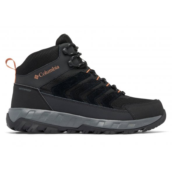 Columbia Μποτάκι Πεζοπορίας Strata Trail™ Mid WP Boot 2076861 010 Μαύρο