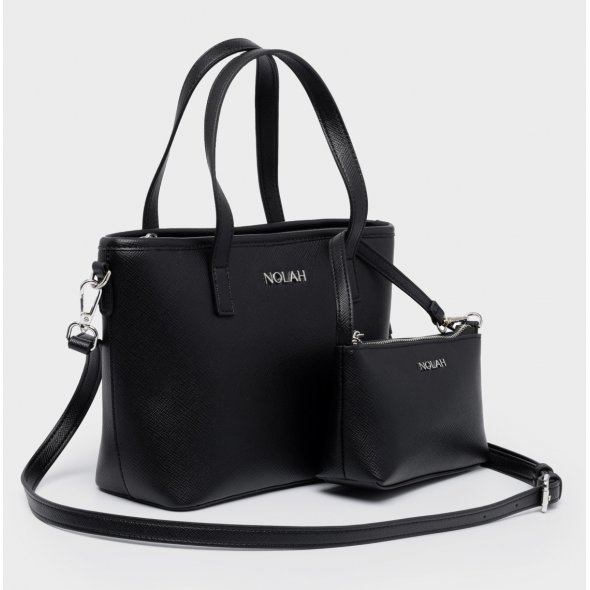 Nolah Γυναικεία Τσάντα Roma Black Silver