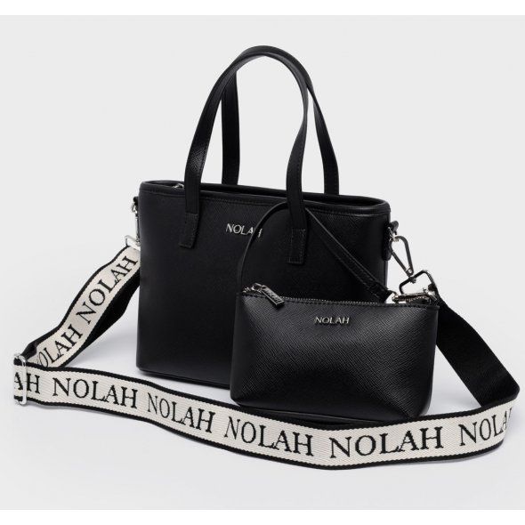 Nolah Γυναικεία Τσάντα Roma Black Light Gold