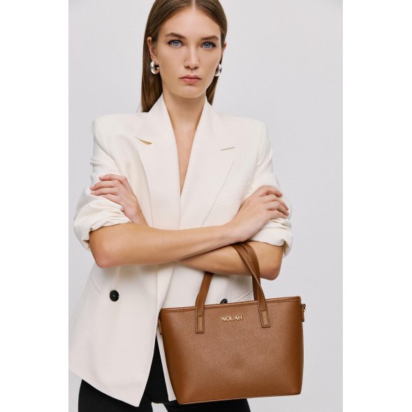 Nolah Γυναικεία Τσάντα Roma Brown Light Gold