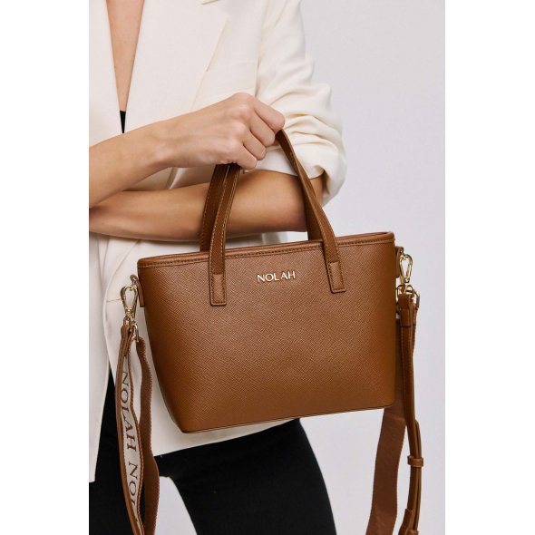 Nolah Γυναικεία Τσάντα Roma Brown Light Gold