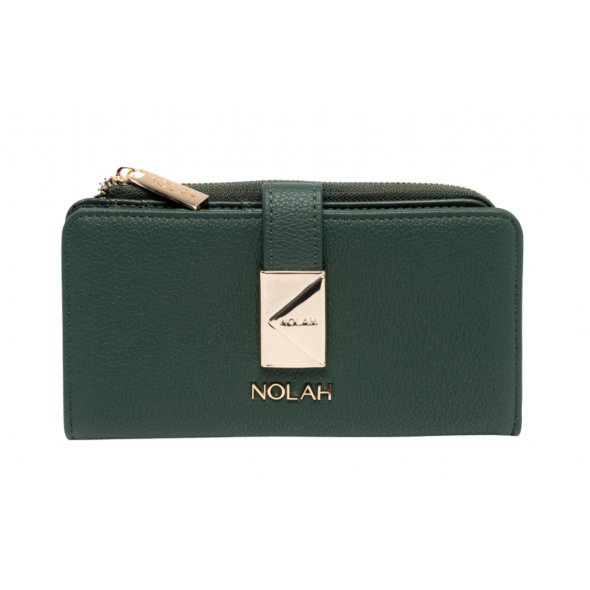 Nolah Πορτοφόλι Savvina Dark Green Light Gold