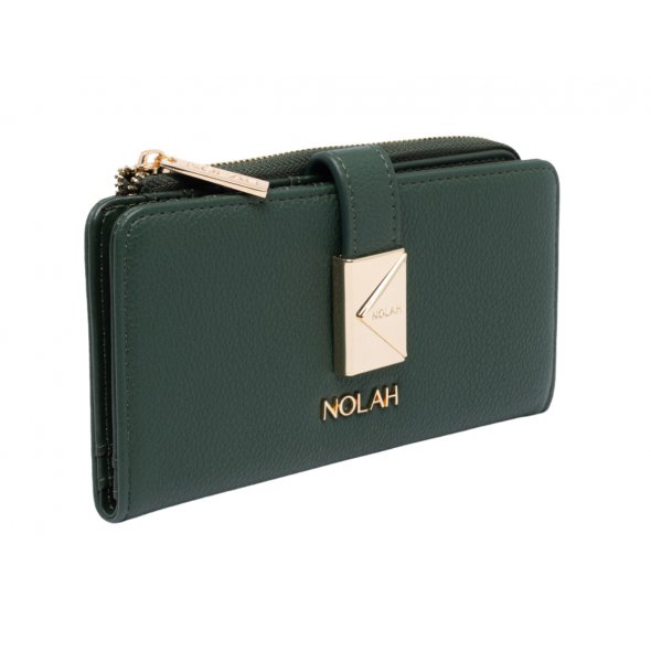 Nolah Πορτοφόλι Savvina Dark Green Light Gold