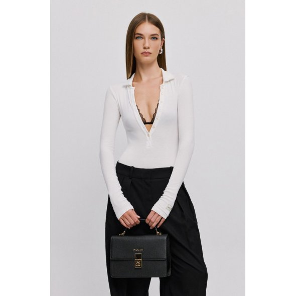 Nolah Γυναικεία Τσάντα Sevile Black Light Gold