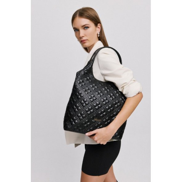 Nolah Γυναικεία Τσάντα Susan Black Light Gold