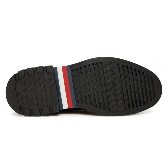 Tommy Hilfiger Ανδρικό Δερμάτινο Μποτάκι FM0FM05591 GVI Ταμπά