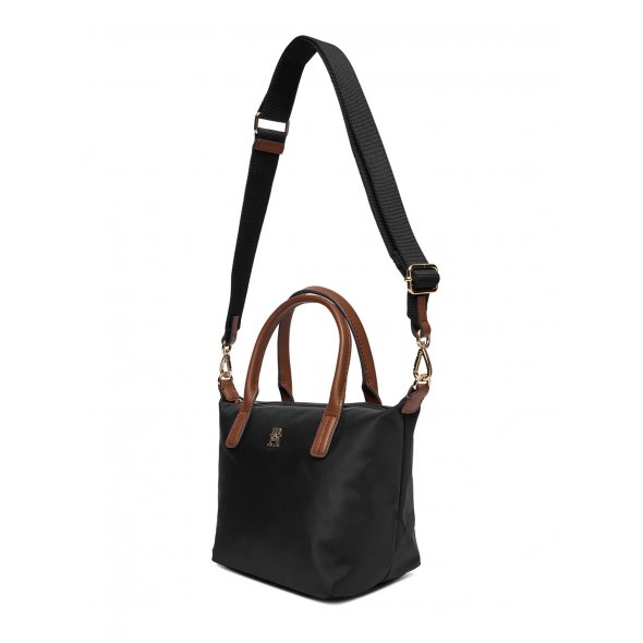 Tommy Hilfiger Γυναικεία Τσάντα Popette Mini AW0AW17709 BDS Μαύρο