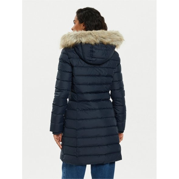 Tommy Hilfiger Essential Hooded Down Coat DW0DW18864 C1G Μπλε