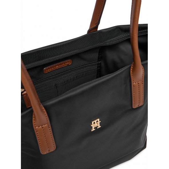 Tommy Hilfiger Γυναικεία Τσάντα Popette Tote AW0AW17711 BDS Μαύρο
