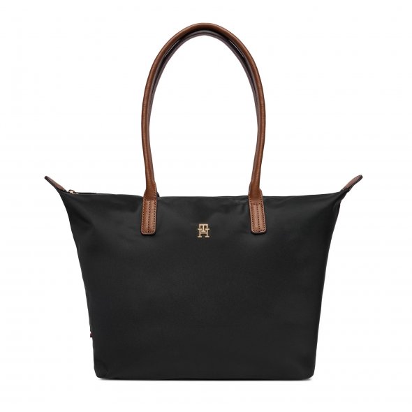 Tommy Hilfiger Γυναικεία Τσάντα Popette Tote AW0AW17711 BDS Μαύρο