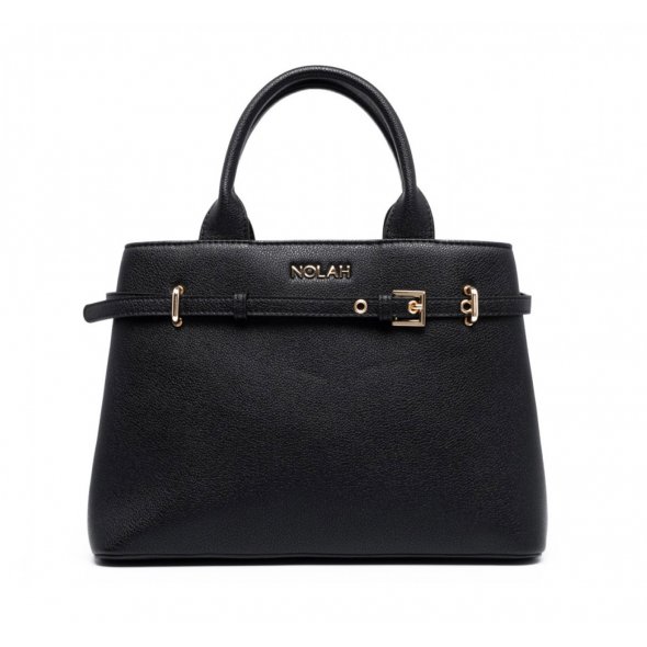 Nolah Γυναικεία Τσάντα Velinia Black Light Gold