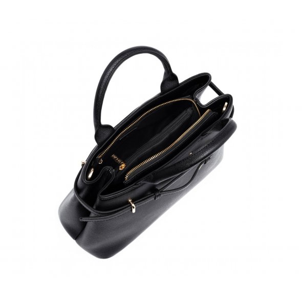 Nolah Γυναικεία Τσάντα Velinia Black Light Gold