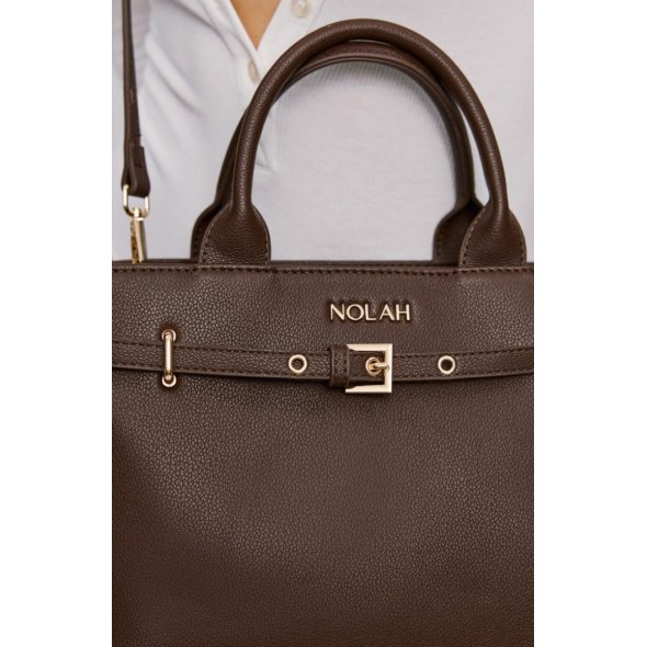 Nolah Γυναικεία Τσάντα Velinia Chocolate Brown
